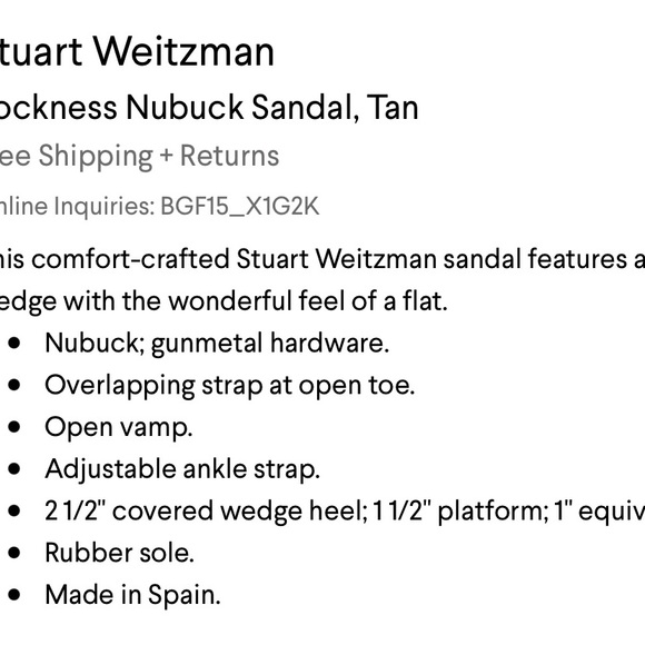 Stuart Weitzman Wedge Sandal - Picture 5 of 6